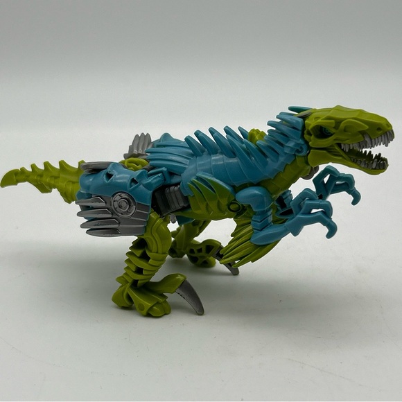 SLASH Age of Extinction Transformers 2014 One Step Changer Dinobot RARE Figure - Picture 5 of 15